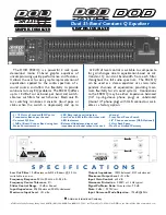 Предварительный просмотр 1 страницы DOD SR231Q Specifications