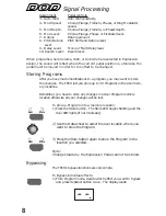 Предварительный просмотр 10 страницы DOD TEC8 Owner'S Manual