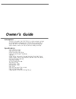 DOD TEC8G Owner'S Manual предпросмотр