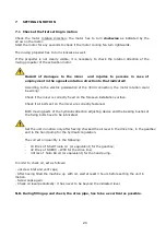 Preview for 20 page of DODA BG80 18,5kW Use And Maintenance Manual