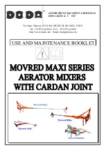 DODA Movred Maxi Aebi Use And Maintenance Booklet preview