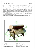 Preview for 6 page of DODA SEPARATOR 2000 Use And Maintenance Booklet