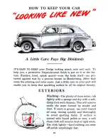 Предварительный просмотр 26 страницы Dodge 1941 D-19 Owner'S Manual