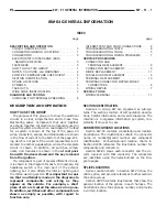 Предварительный просмотр 3 страницы Dodge 1997 Neon WIRING DIAGRAMS Owner'S Manual