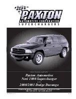 Предварительный просмотр 1 страницы Dodge 2000 DURANGO Owner'S Installation Manual