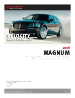 Dodge 2006 magnum Buyer'S Manual preview