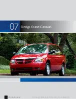 Dodge 2007 Grand Caravan Specifications предпросмотр