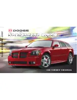 Предварительный просмотр 1 страницы Dodge 2007 Magnum SRT8 Owner'S Manual