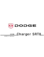 Предварительный просмотр 1 страницы Dodge 2008 Charger SRT8 Owner'S Manual