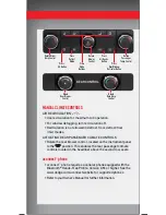 Предварительный просмотр 2 страницы Dodge 2009 Caravan Quick Reference Manual