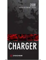 Предварительный просмотр 1 страницы Dodge 2009 Charger Quick Reference Manual