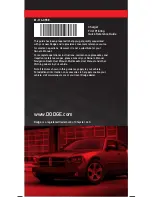 Предварительный просмотр 12 страницы Dodge 2009 Charger Quick Reference Manual