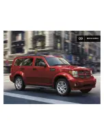 Dodge 2009 nitro Buyer'S Manual preview