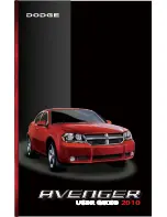 Dodge 2010 Avenger User Manual предпросмотр