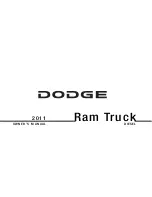 Dodge 2011 Ram Truck Owner'S Manual предпросмотр