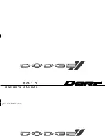 Dodge 2013 Dart Owner'S Manual preview