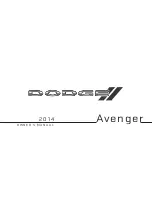 Dodge 2014 Avenger Owner'S Manual preview