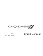 Dodge 2014 GRAND CARAVAN Owner'S Manual preview