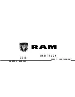 Dodge 2015 RAM Owner'S Manual preview