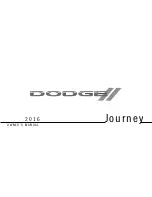 Dodge 2016 JOURNEY Owner'S Manual предпросмотр