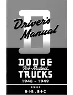 Dodge B-I-B 1948 Driver Manual preview