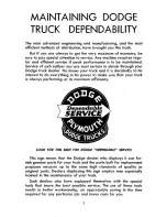 Предварительный просмотр 6 страницы Dodge B-I-B 1948 Driver Manual