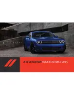 Предварительный просмотр 1 страницы Dodge Challenger 2019 Quick Reference Manual