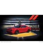 Dodge Challenger SRT Supplement Manual предпросмотр