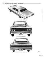 Preview for 5 page of Dodge Charger 1967 Service Manual