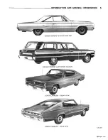 Preview for 6 page of Dodge Charger 1967 Service Manual