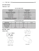 Предварительный просмотр 89 страницы Dodge Dakota 2001 Service Manual