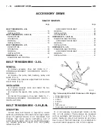 Предварительный просмотр 239 страницы Dodge Dakota 2001 Service Manual