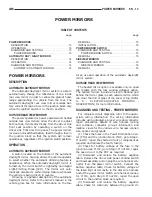 Предварительный просмотр 504 страницы Dodge Dakota 2001 Service Manual