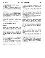 Предварительный просмотр 1029 страницы Dodge Dakota 2001 Service Manual