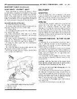 Предварительный просмотр 1746 страницы Dodge Dakota 2001 Service Manual