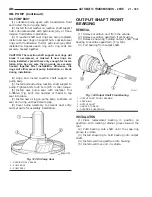 Предварительный просмотр 1752 страницы Dodge Dakota 2001 Service Manual