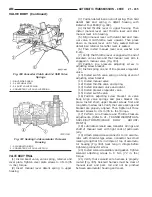 Предварительный просмотр 1844 страницы Dodge Dakota 2001 Service Manual