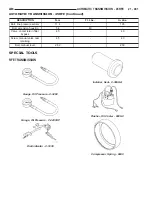 Предварительный просмотр 1890 страницы Dodge Dakota 2001 Service Manual