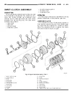 Предварительный просмотр 1904 страницы Dodge Dakota 2001 Service Manual