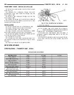 Предварительный просмотр 2002 страницы Dodge Dakota 2001 Service Manual