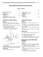 Предварительный просмотр 2082 страницы Dodge Dakota 2001 Service Manual