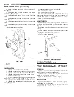 Предварительный просмотр 2089 страницы Dodge Dakota 2001 Service Manual