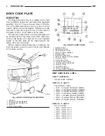 Предварительный просмотр 5 страницы Dodge dakota 2002 Service Manual