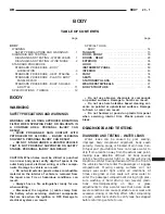 Предварительный просмотр 2576 страницы Dodge dakota 2002 Service Manual