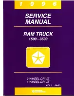 Предварительный просмотр 2 страницы Dodge RAM 1500 1996 Service Manual