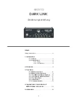 Preview for 3 page of DOEPFER Dark link Owner'S Manual