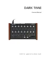 DOEPFER Dark Time Owner'S Manual предпросмотр