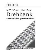 Предварительный просмотр 1 страницы DOEPFER Drehbank User Manual