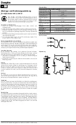 Preview for 1 page of Doepke DHi 2 Installation And Operating Instructions