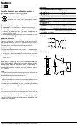 Preview for 2 page of Doepke DHi 2 Installation And Operating Instructions